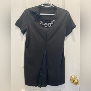 Prada Black Embellished Blouse Size IT 42- US Size 6